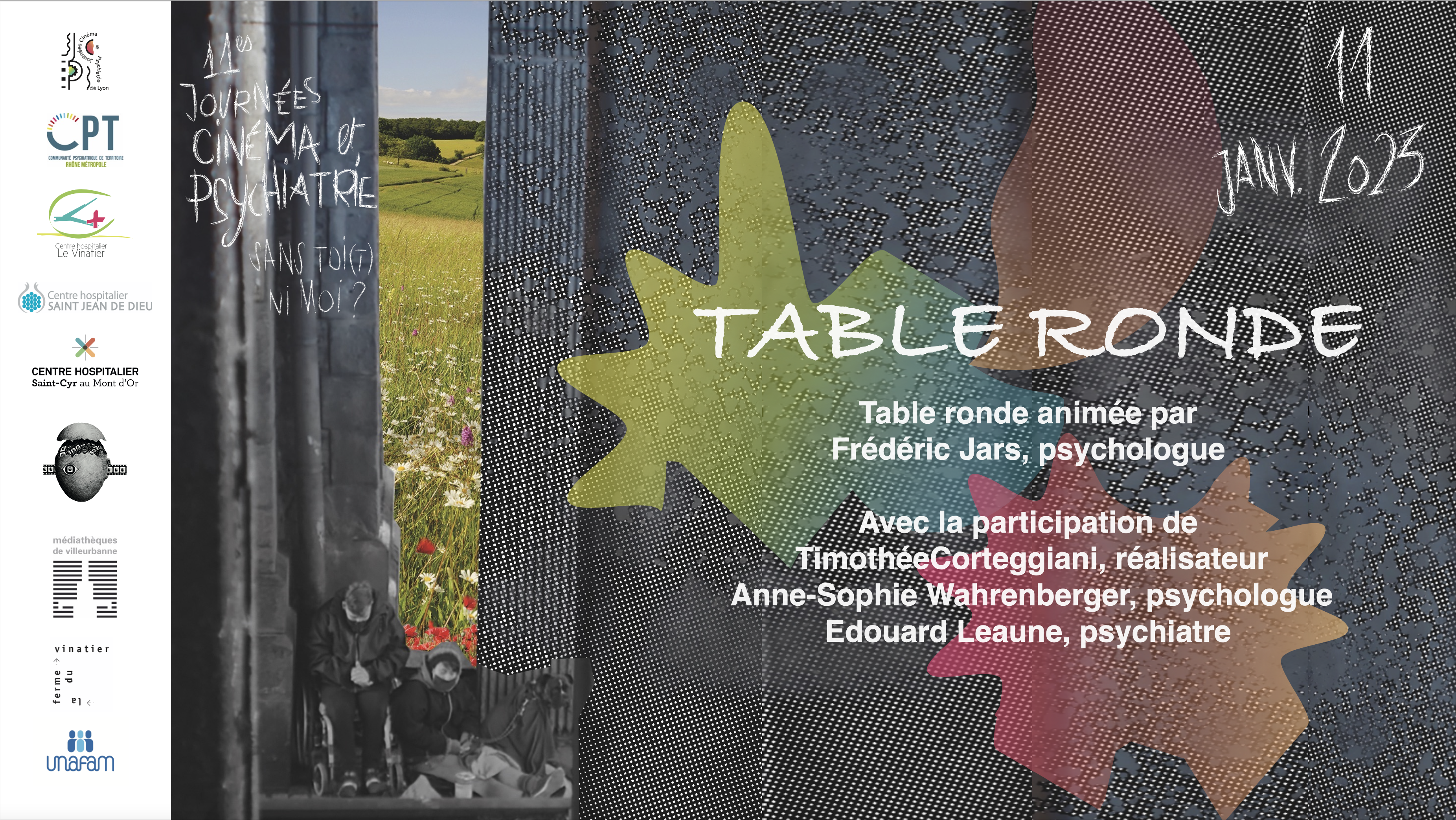 Journées Cinéma et Psychiatrie 2023 - Table ronde n°3 animée par Frédéric Jars